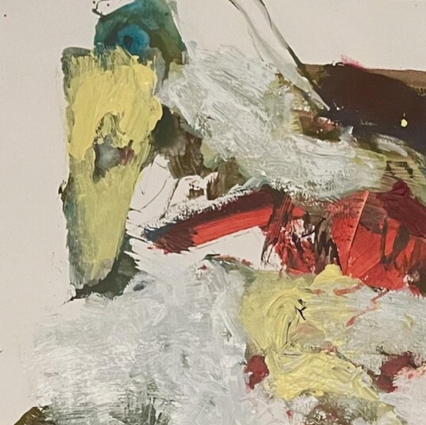 NESSUN RIENTRO II.3 : Lavoro astratto su carta - Painting di Iliyan Ivanov