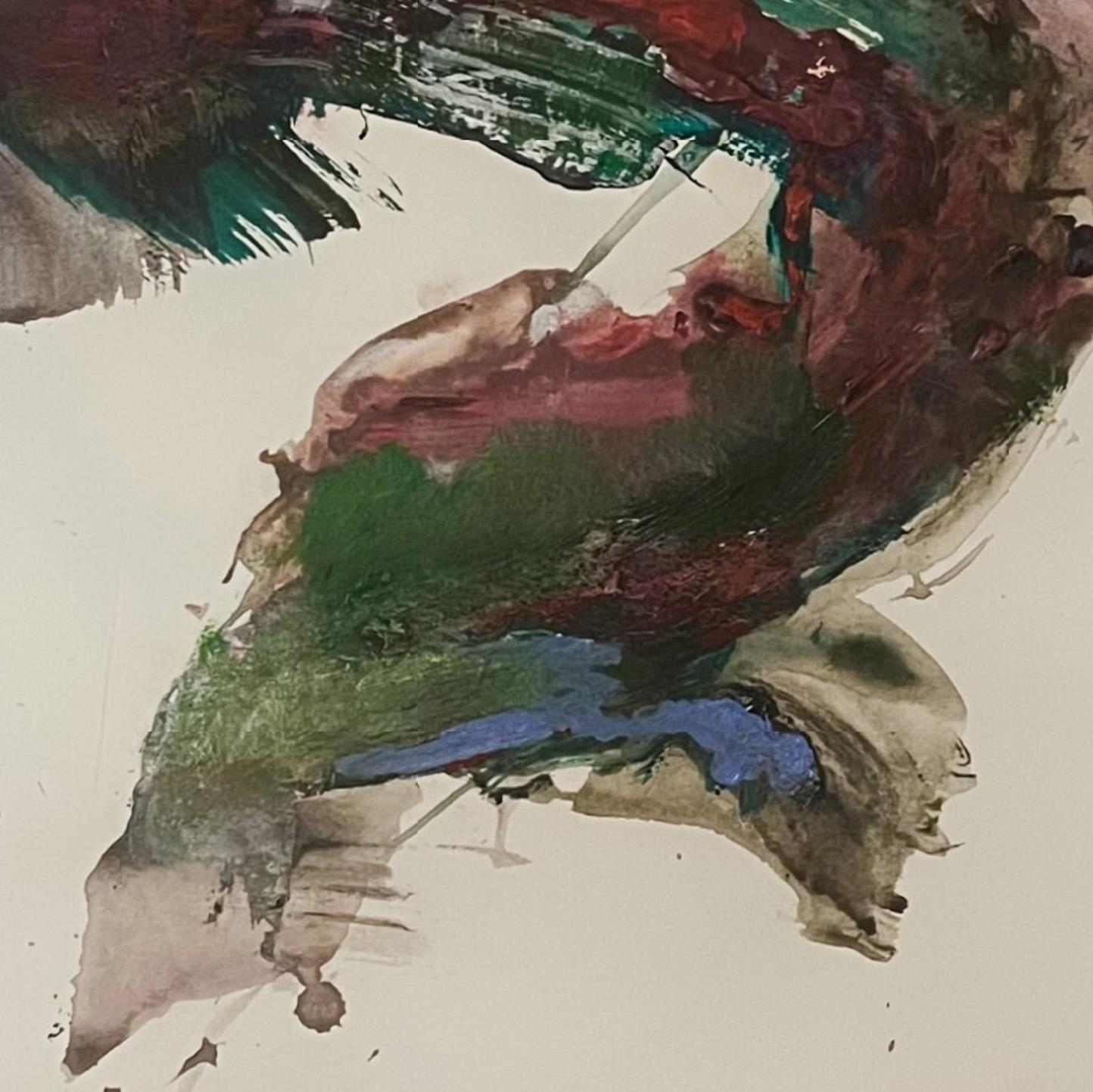 NESSUN RIENTRO III.1 : Lavoro astratto su carta - Painting di Iliyan Ivanov