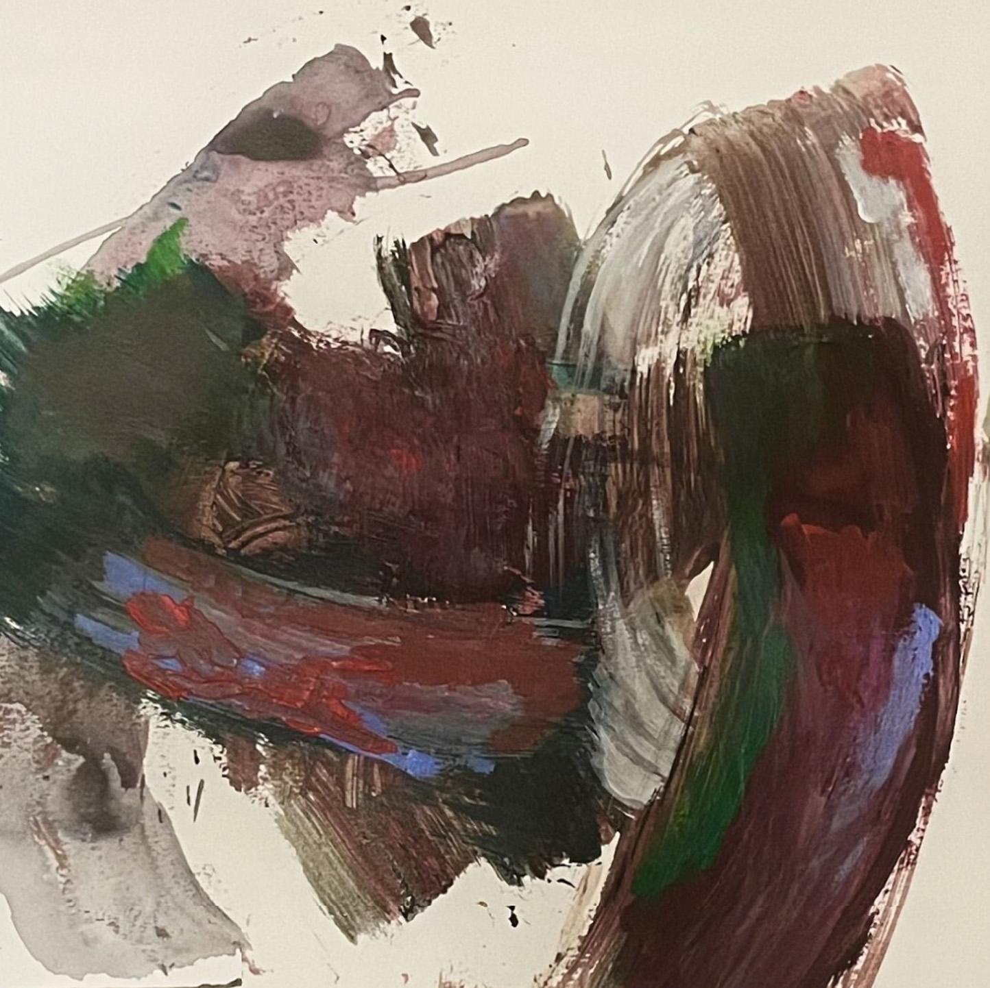 NESSUN RIENTRO III.2 : Lavoro astratto su carta - Painting di Iliyan Ivanov