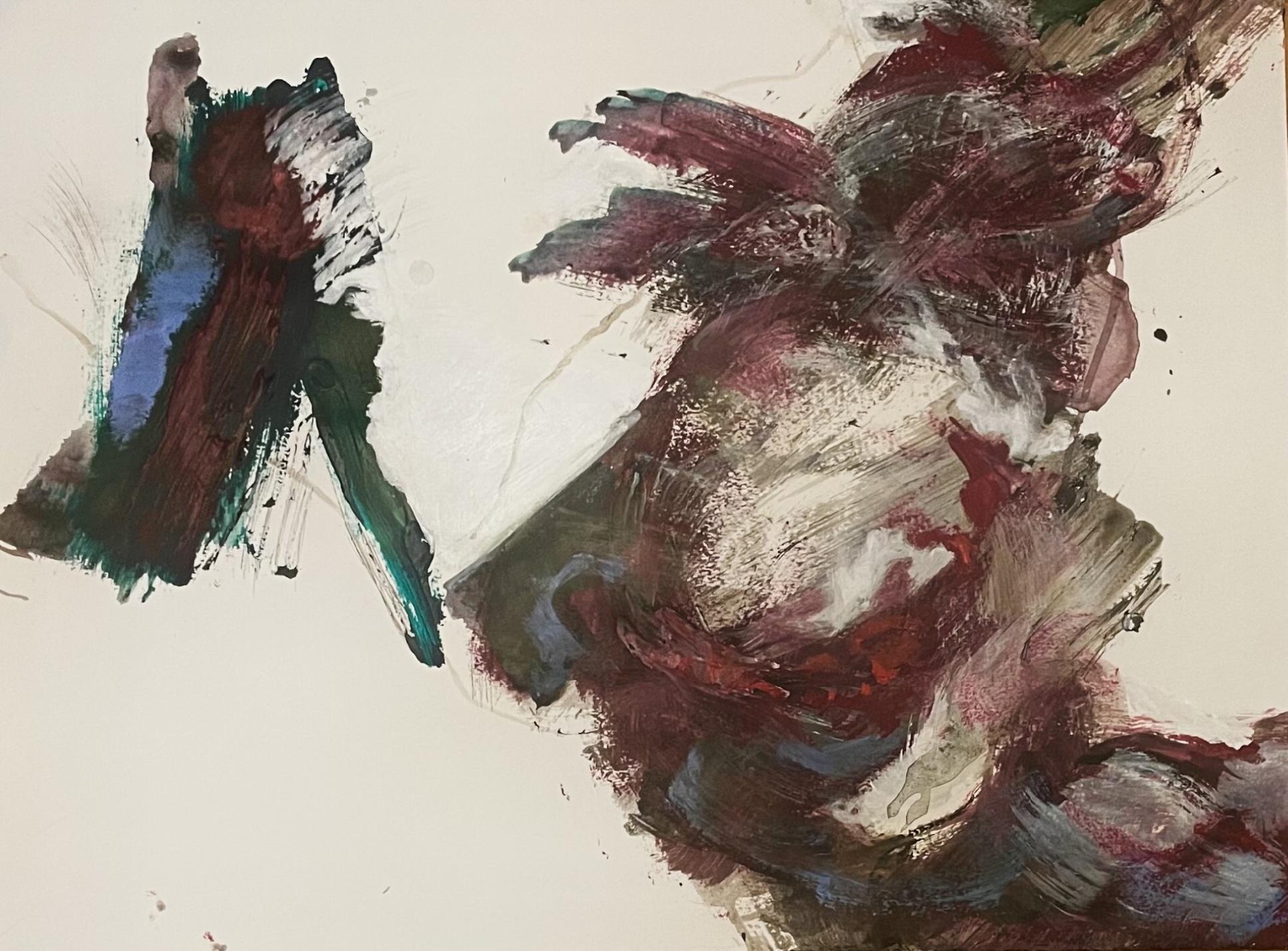 Abstract Painting di Iliyan Ivanov - NESSUN RIENTRO III.3 : Opera d'arte astratta