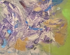 One Flower Garden, Lilacs : Abstract painting