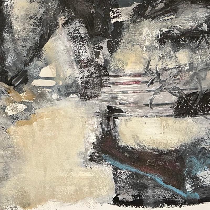 The Silent Sessions VII : opera d'arte astratta su carta - Painting Espressionismo astratto di Iliyan Ivanov