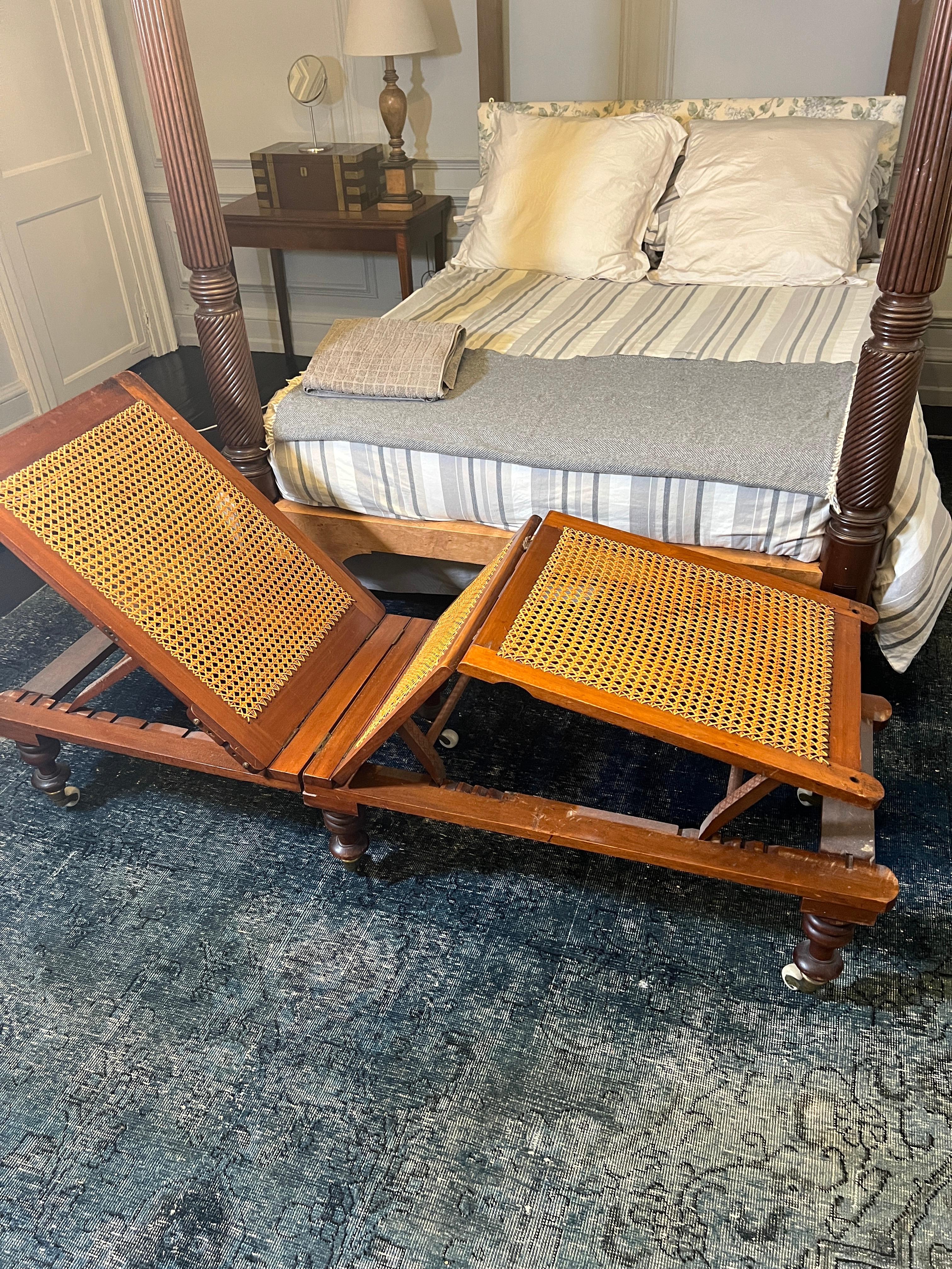 Ilkley Folding & Adjustable Day Bed, English, circa 1870 In Good Condition In London, GB