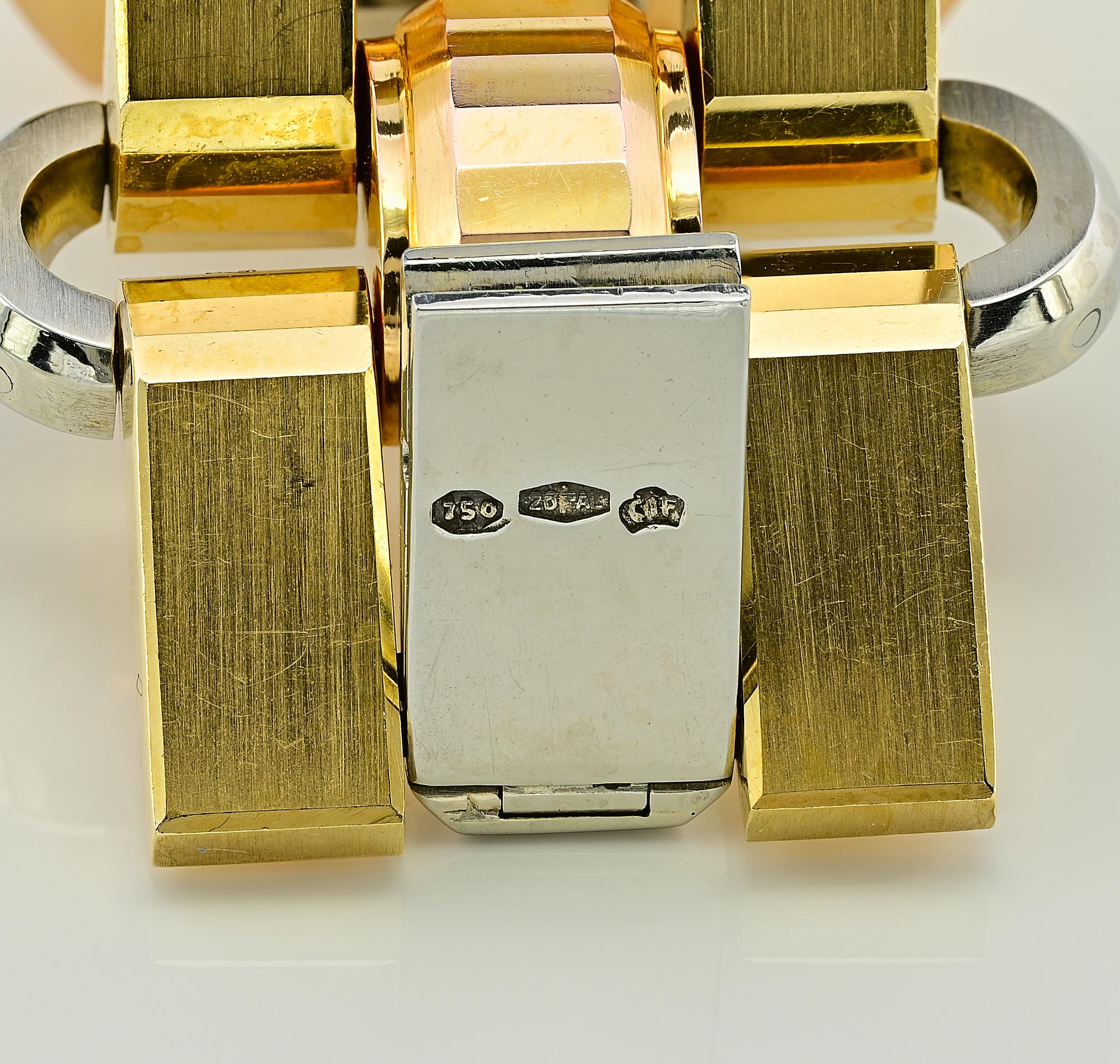 ILLARIO Art Deco Citrin 18 KT Armband im Angebot 3