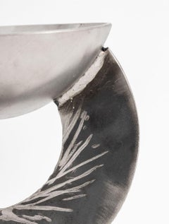 Illegibly Signed Welded Steel Sculptural Tazza