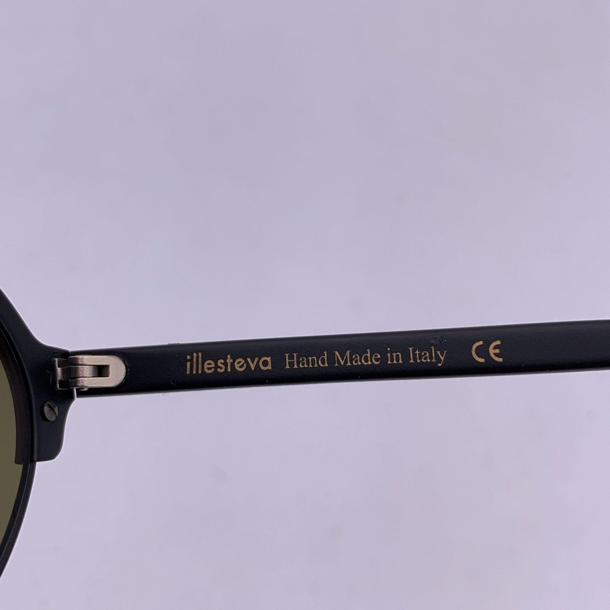 Marrone Illesteva Nero Occhiali da sole rotondi unisex Milan 2 54/23 135 mm Imballati in vendita