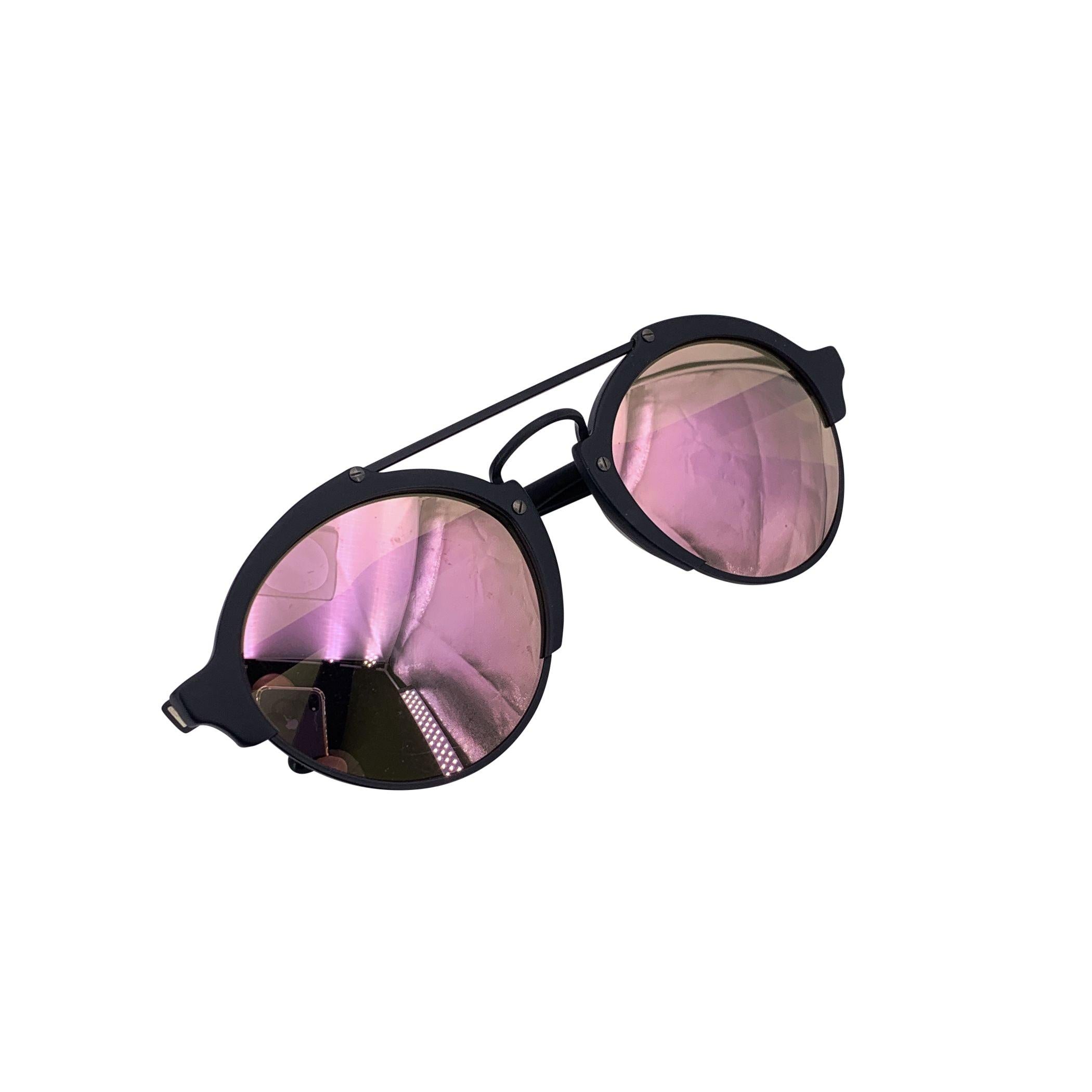 da uomo o donna Illesteva Nero Occhiali da sole rotondi unisex Milan 2 54/23 135 mm Imballati in vendita