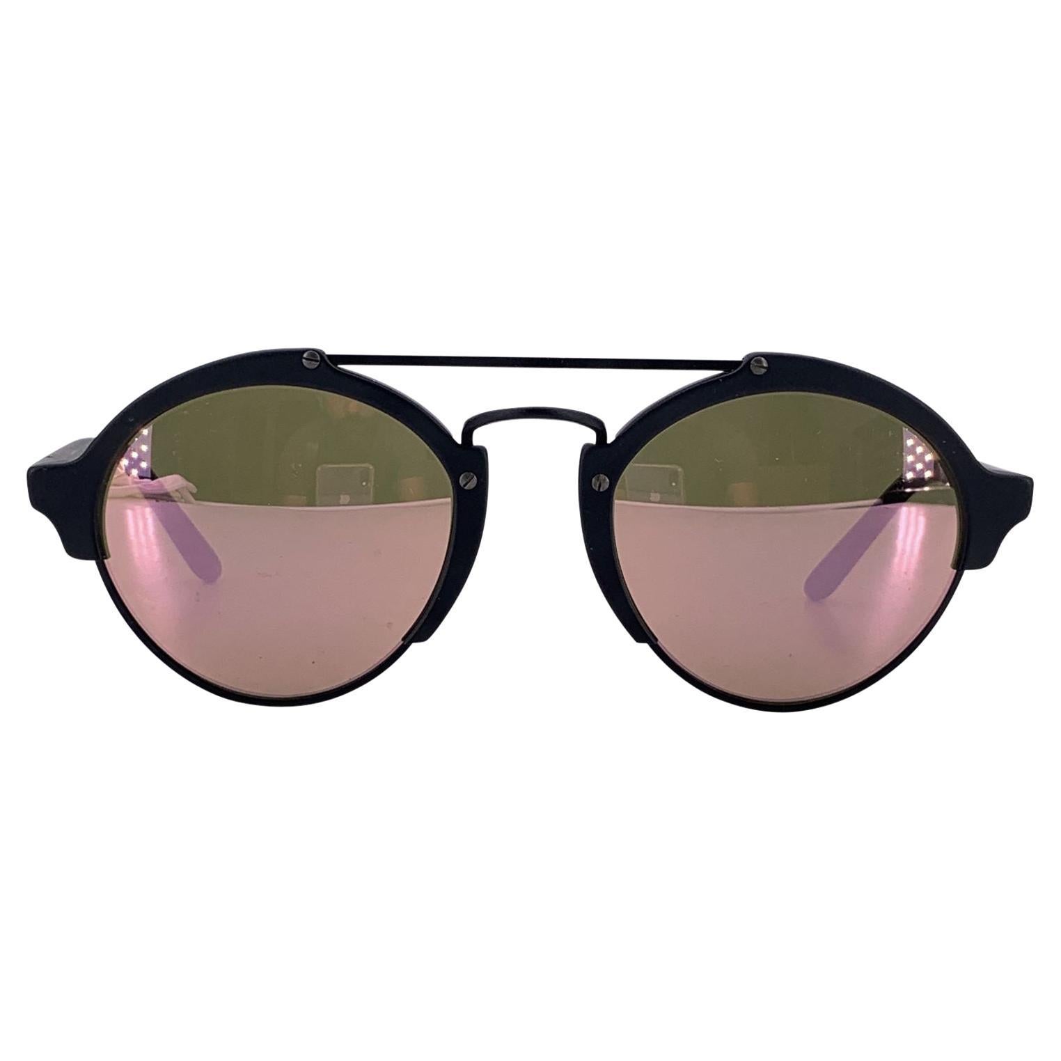 Illesteva Nero Occhiali da sole rotondi unisex Milan 2 54/23 135 mm Imballati in vendita