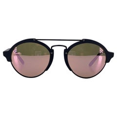 Illesteva Nero Occhiali da sole rotondi unisex Milan 2 54/23 135 mm Imballati