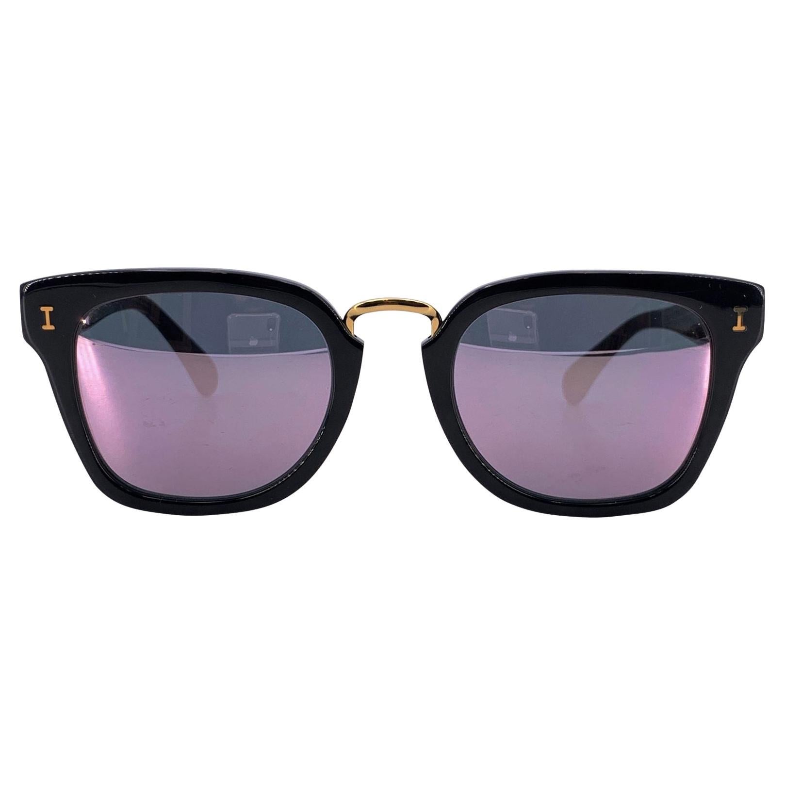 Illesteva Nero Occhiali da sole rettangolari unisex POSITANO 49/21 140 mm