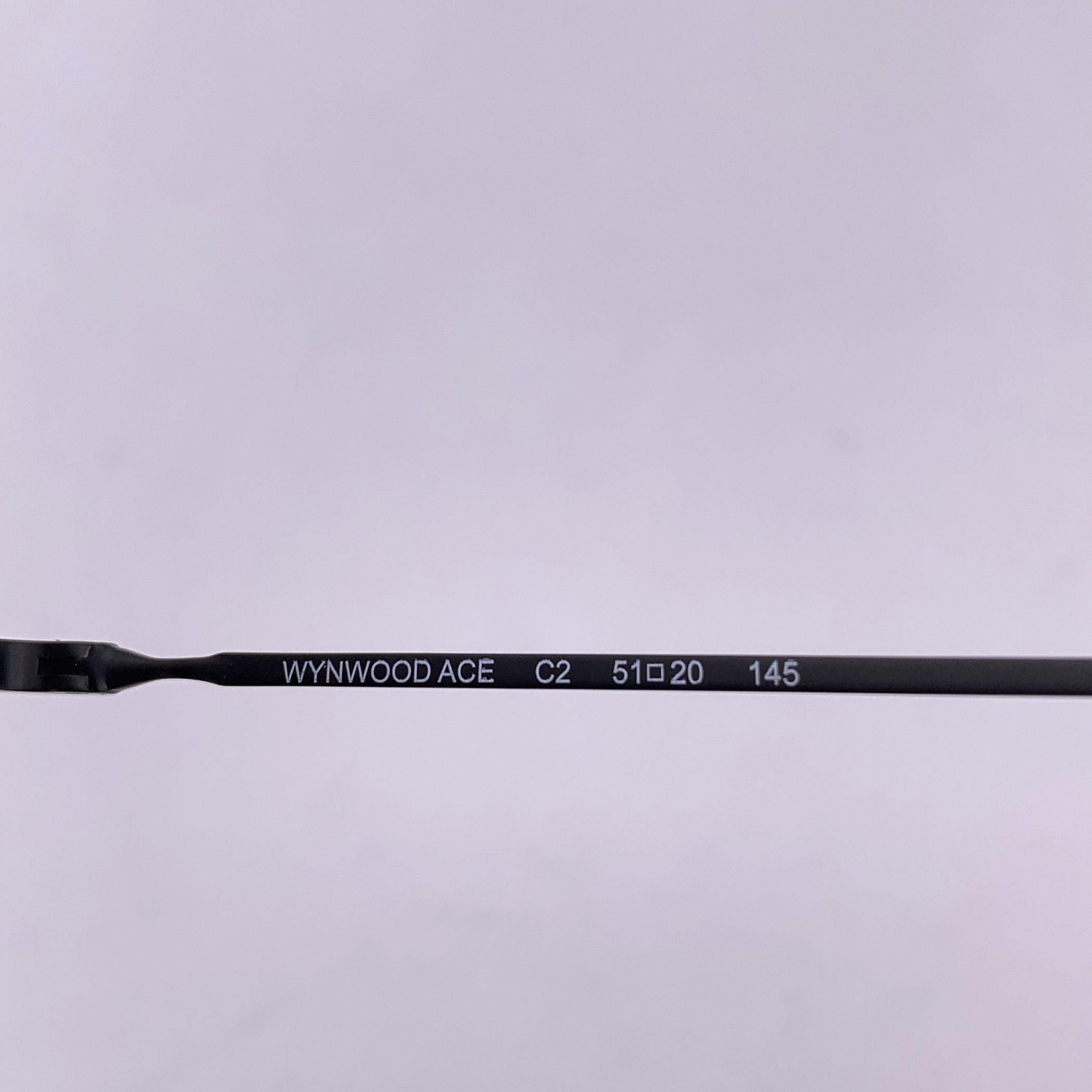 Marrone Illesteva Nero Occhiali da sole unisex Wynwood Ace 51/20 145 mm in scatola in vendita