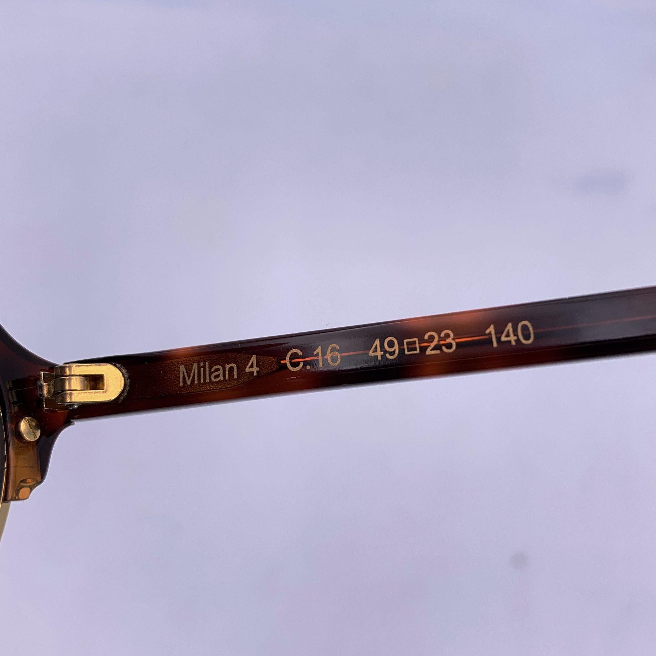 Grigio Illesteva Occhiali da sole unisex marrone specchiato MILAN 4 49/23 140 mm in vendita