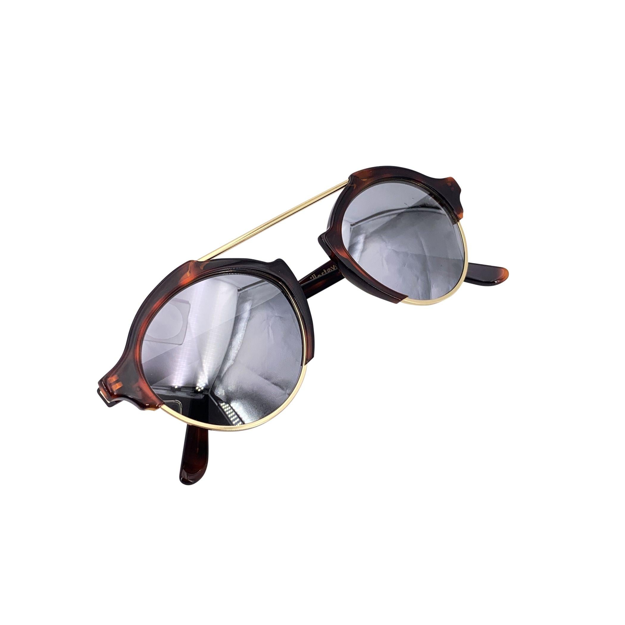 Donna Illesteva Occhiali da sole unisex marrone specchiato MILAN 4 49/23 140 mm in vendita