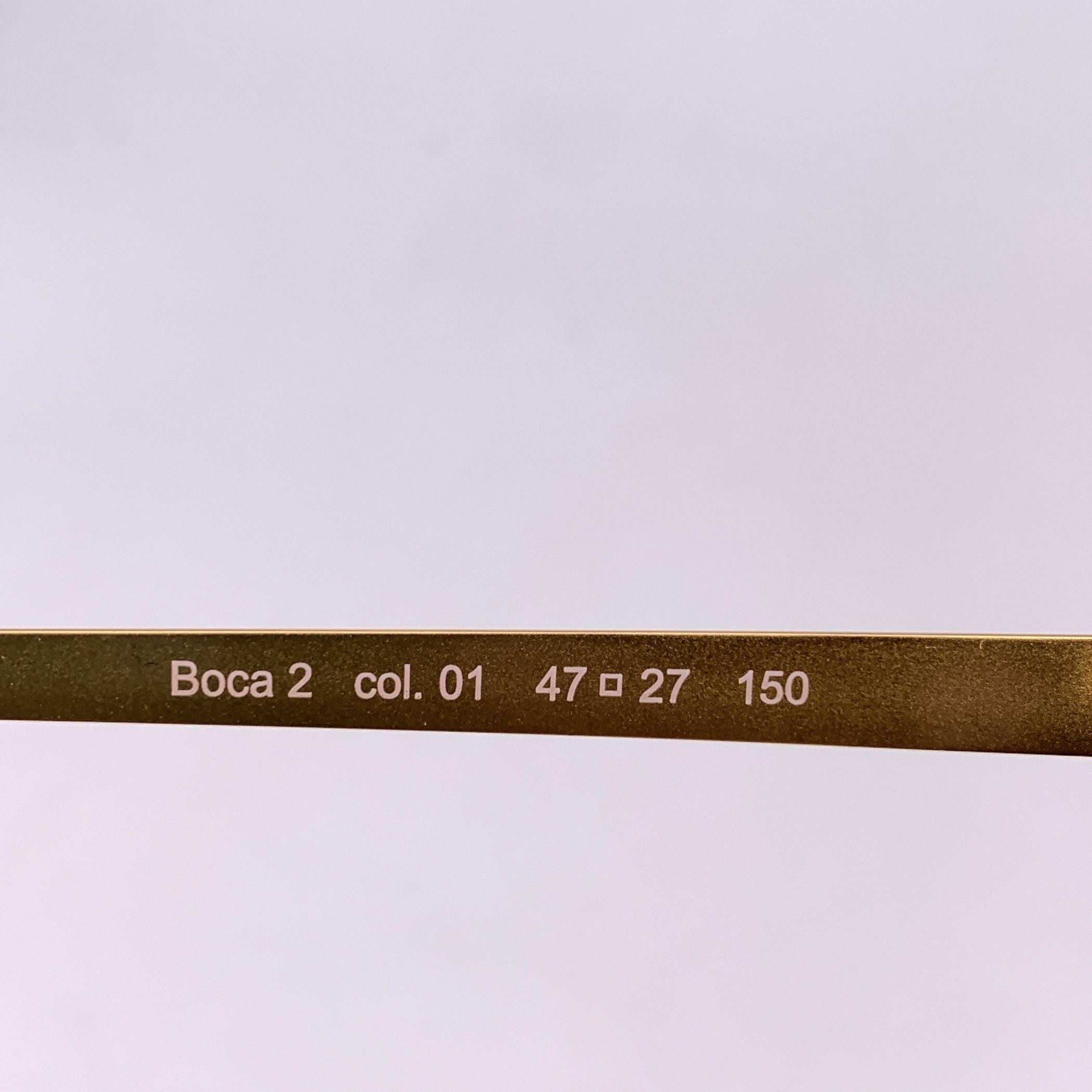 Illesteva Cat Eye verspiegelte Sonnenbrille Boca II 47/27 150 mm Boxed im Zustand „Hervorragend“ im Angebot in Rome, Rome