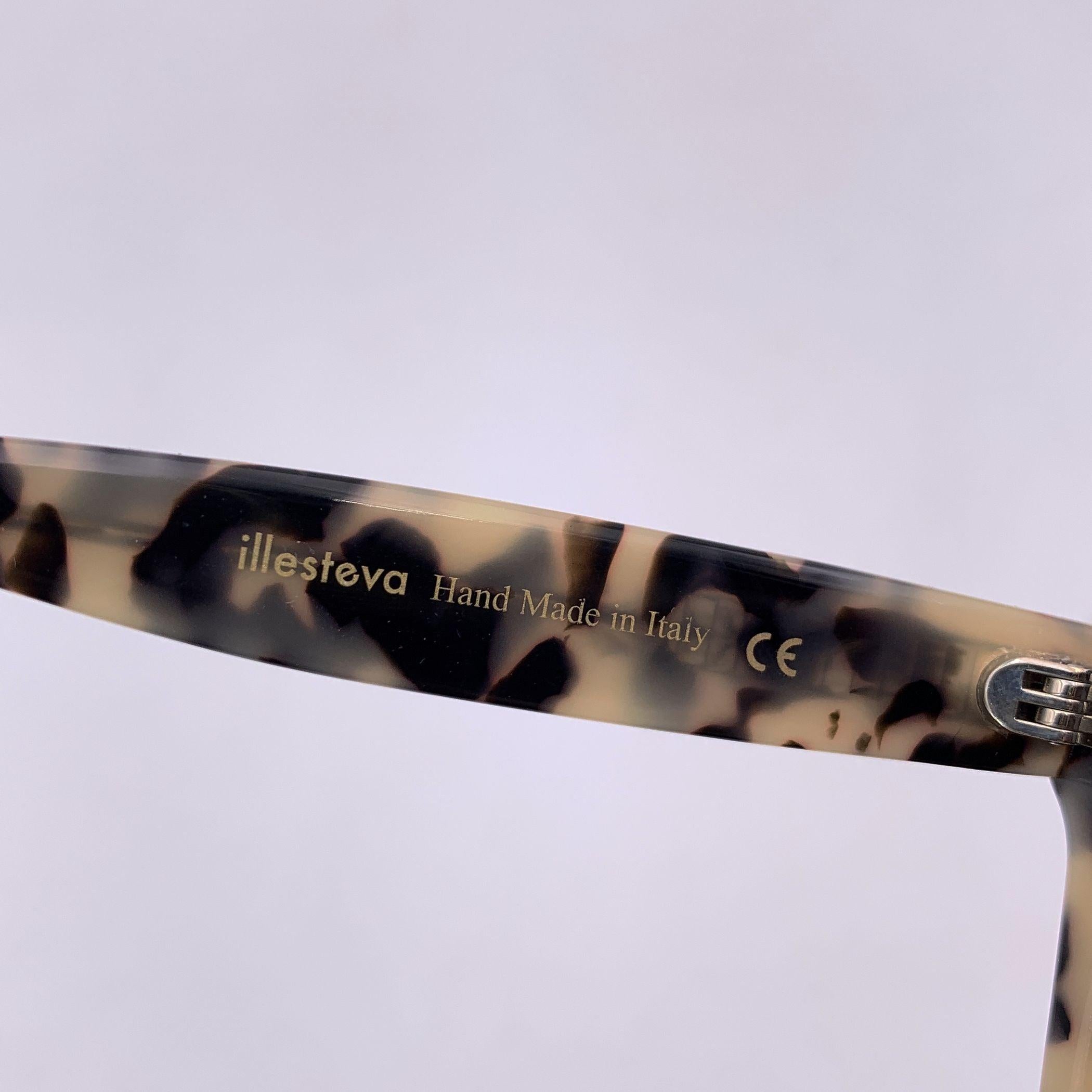 Illesteva Occhiali da sole rettangolari unisex specchiati POSITANO 49/21 140 mm In condizioni ottime in vendita a Rome, Rome