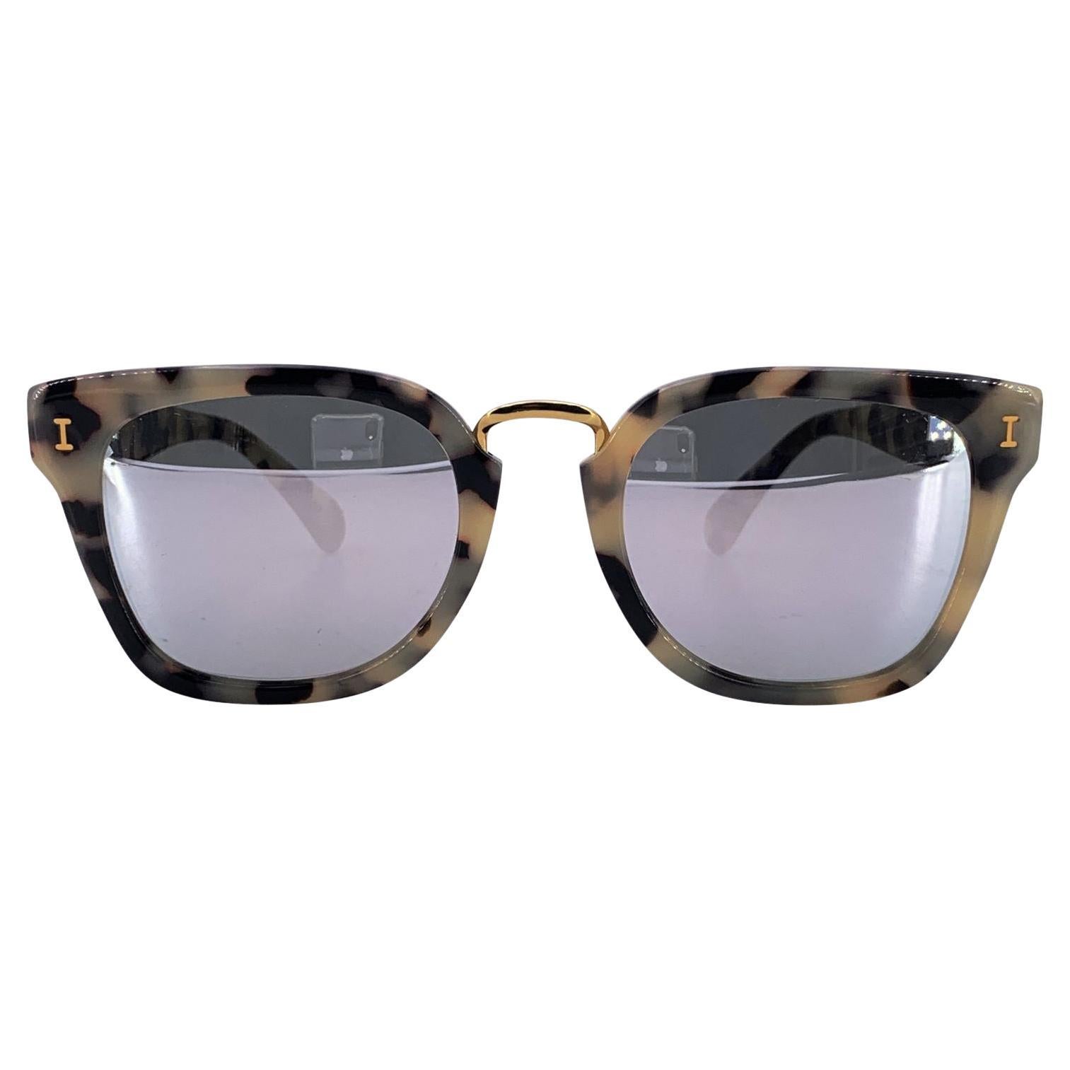 Illesteva Occhiali da sole rettangolari unisex specchiati POSITANO 49/21 140 mm