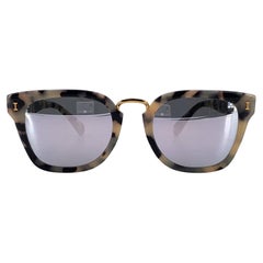 Illesteva Occhiali da sole rettangolari unisex specchiati POSITANO 49/21 140 mm