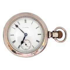 Illinois 1886 Pocket Watch Working Case Heavy 7 Jewel Hunting