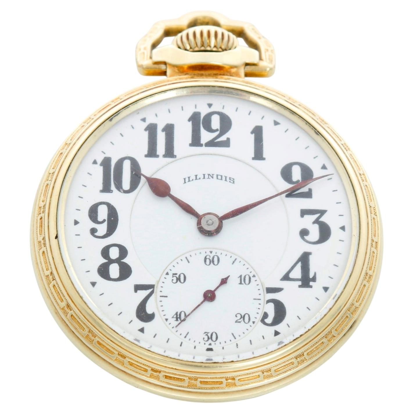 Illinois Bunn Special Vintage 21J 60 Hour type II Pocket Watch