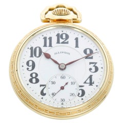 Illinois Bunn Special Vintage 21J 60 Hour type II Pocket Watch
