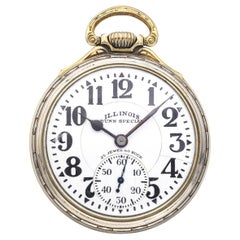 Illinois Elinvar Bunn Special 163A Type IIB 23 Jewel Railroad Pocket Watch