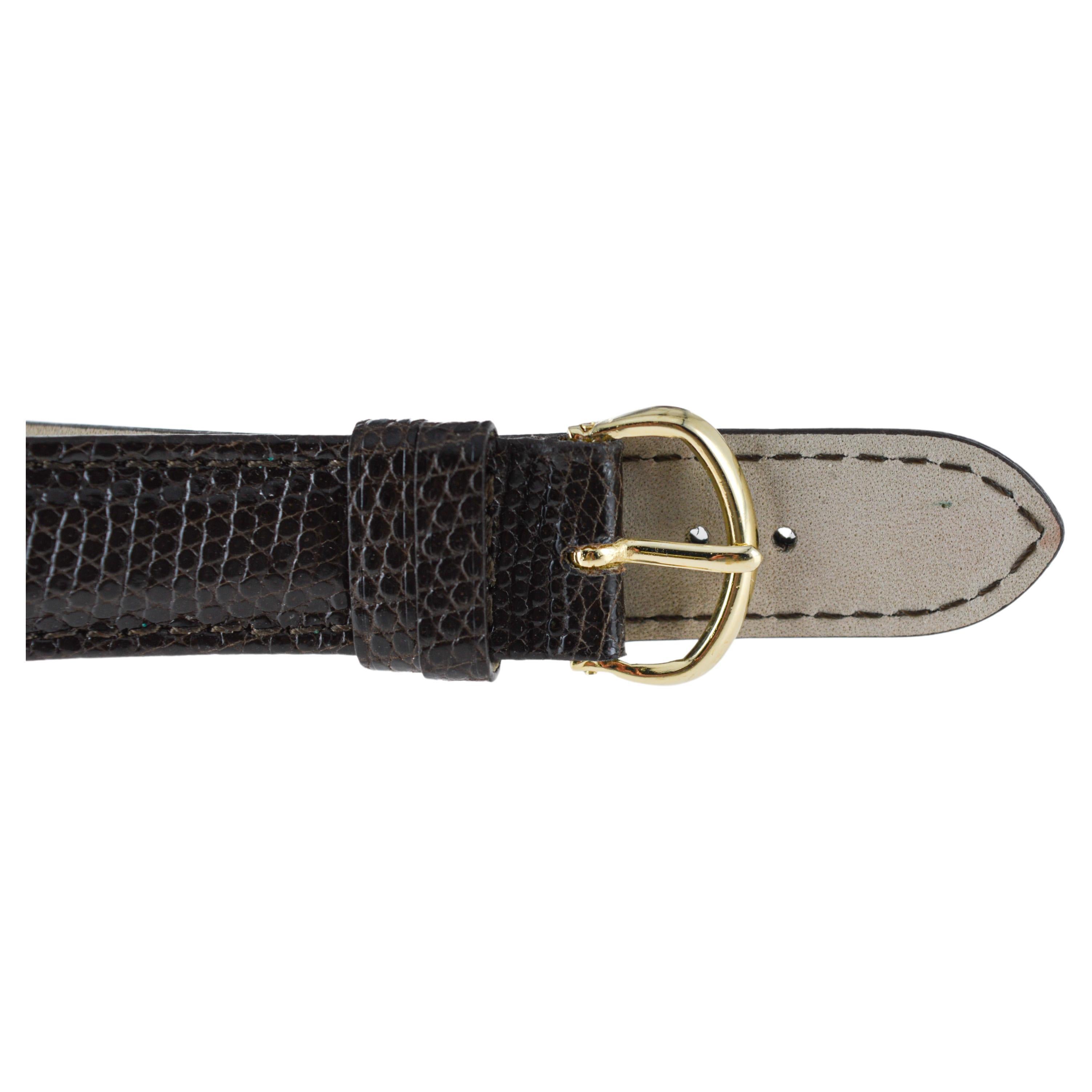 Illinois Yellow Gold Filled Art Deco Tonneau Shaped Watch from 1920 13