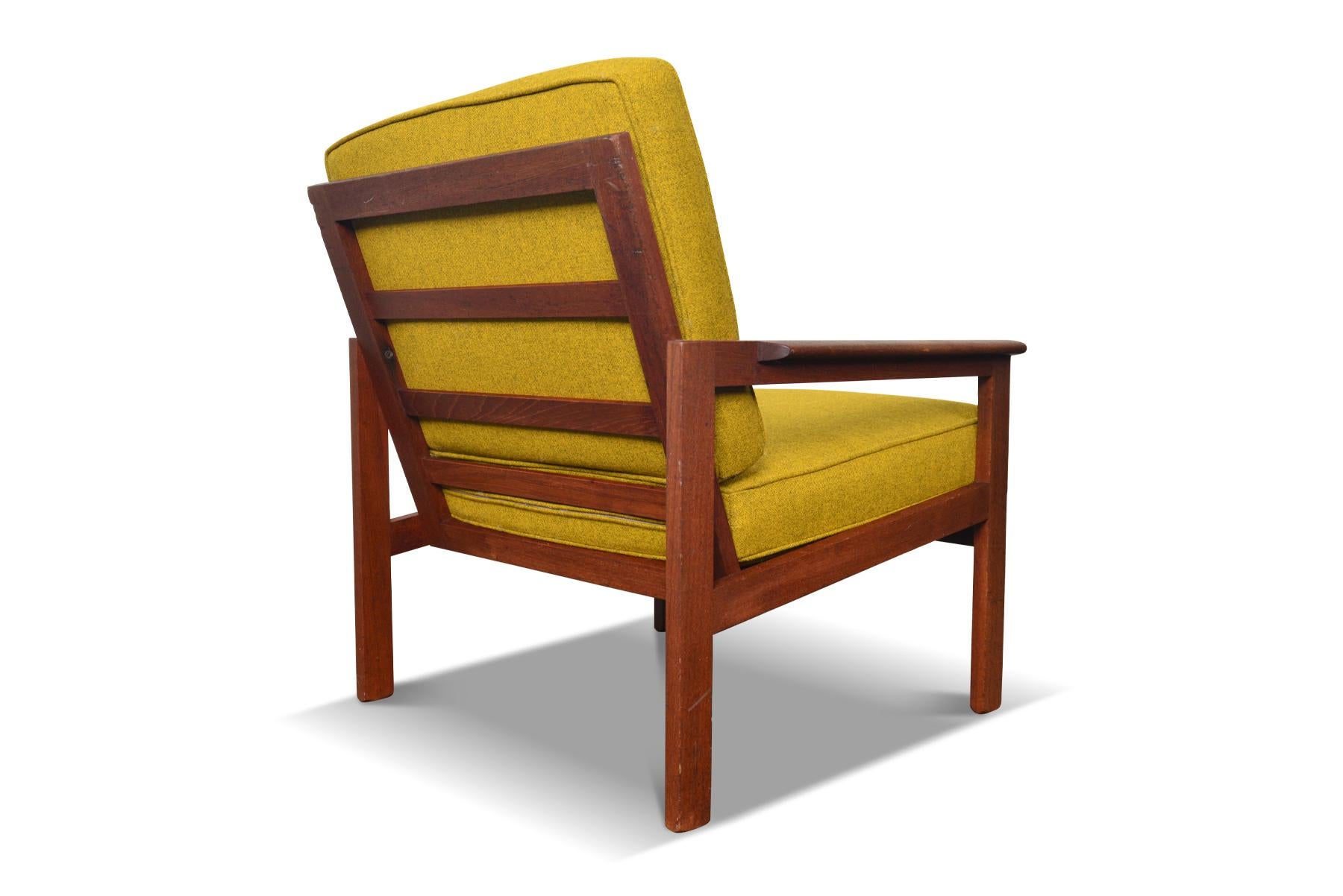 Oiled Illum Wikkelsø Capella Lounge Chair in Teak, Produced by N. Eilersen