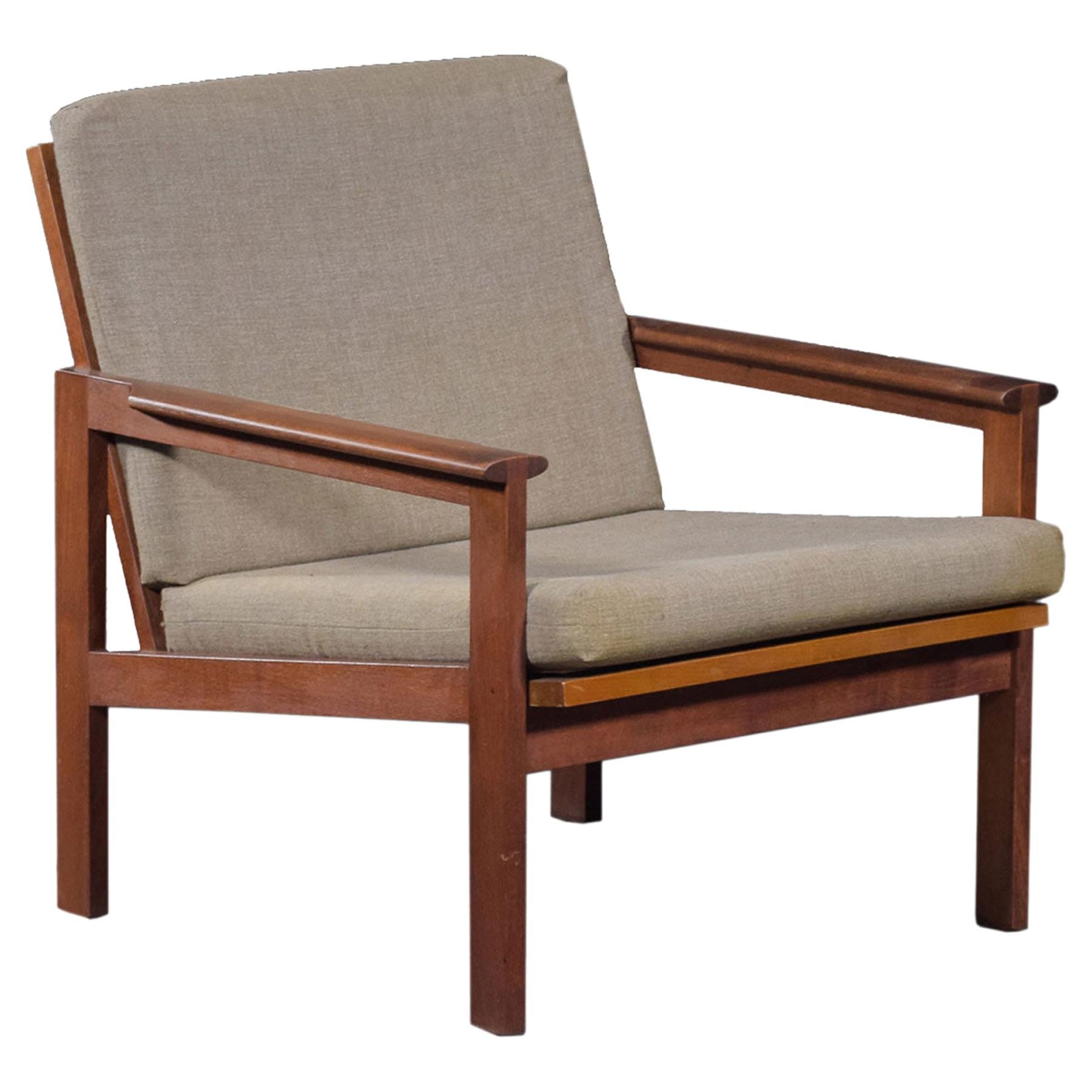 Illum Wikkelsø Capella Lounge Chair in Teak, Produced by N. Eilersen