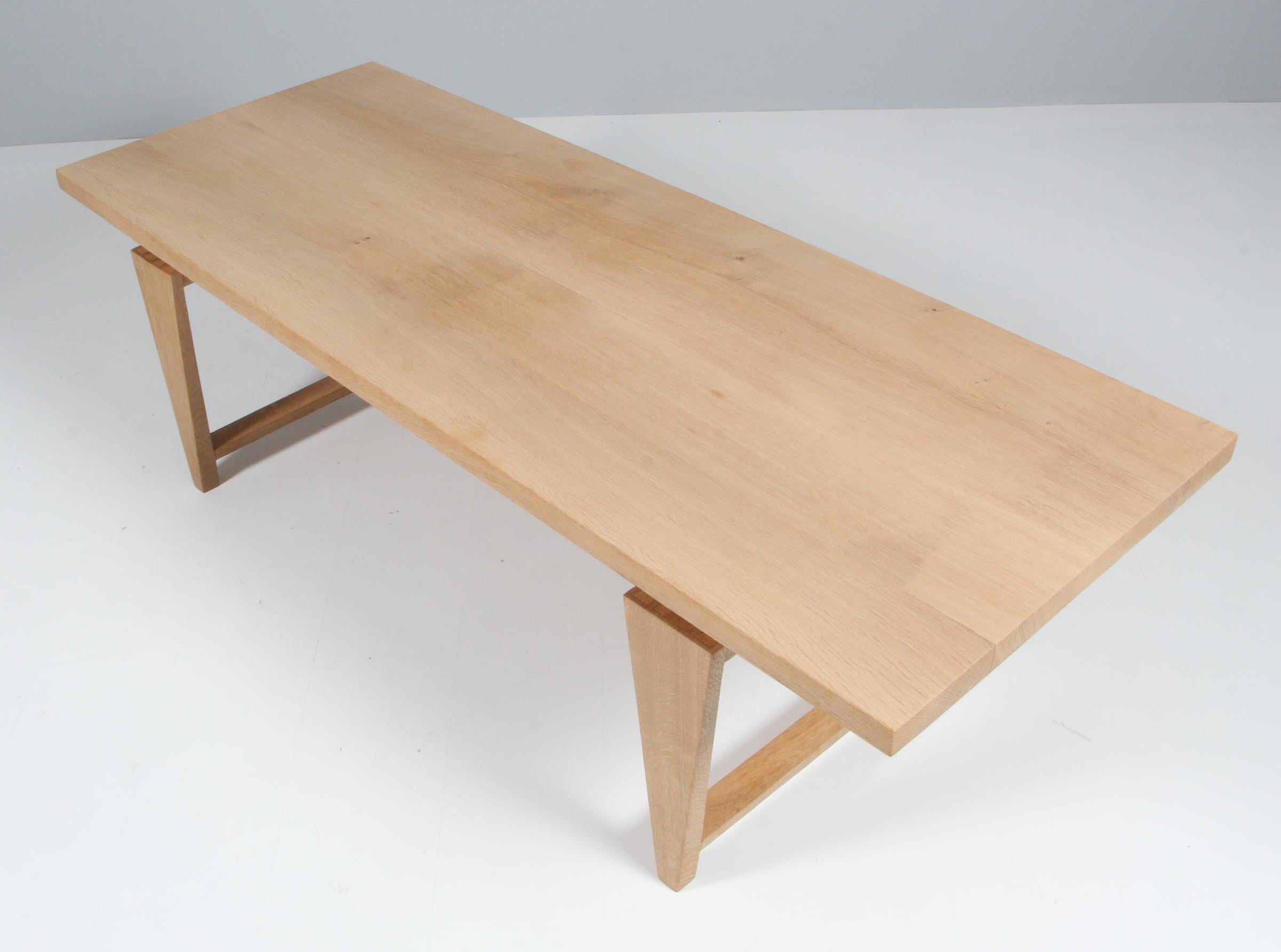 Illum Wikkelsø coffee table in solid soap treated oak.

Made by Mikael Laursen, Århus.