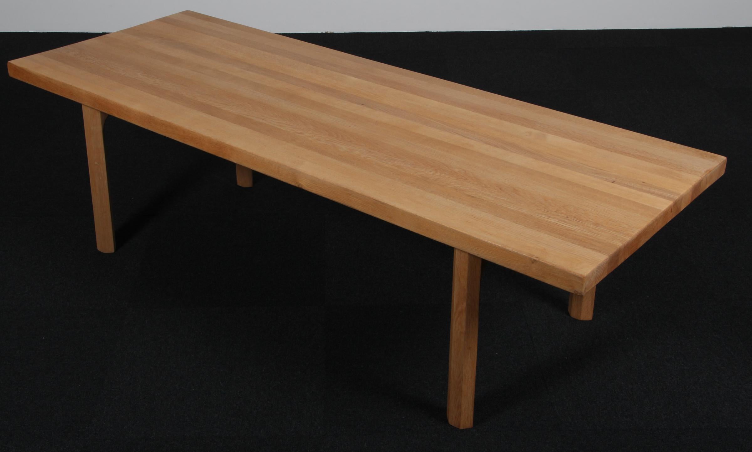 Scandinavian Modern Illum Wikkelsø Coffee Table in oak For Sale