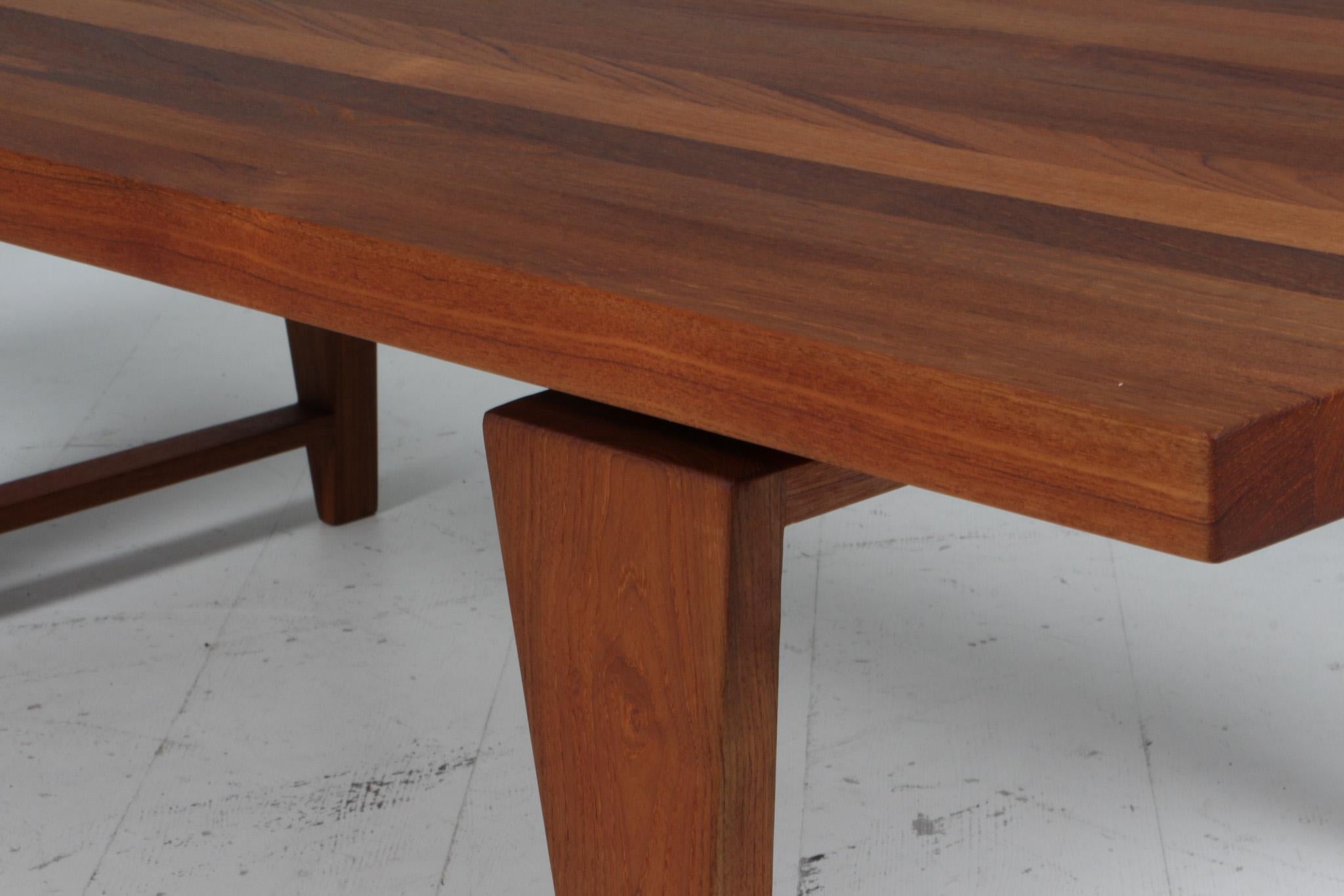 Danish Illum Wikkelsø Coffee Table in Teak For Sale