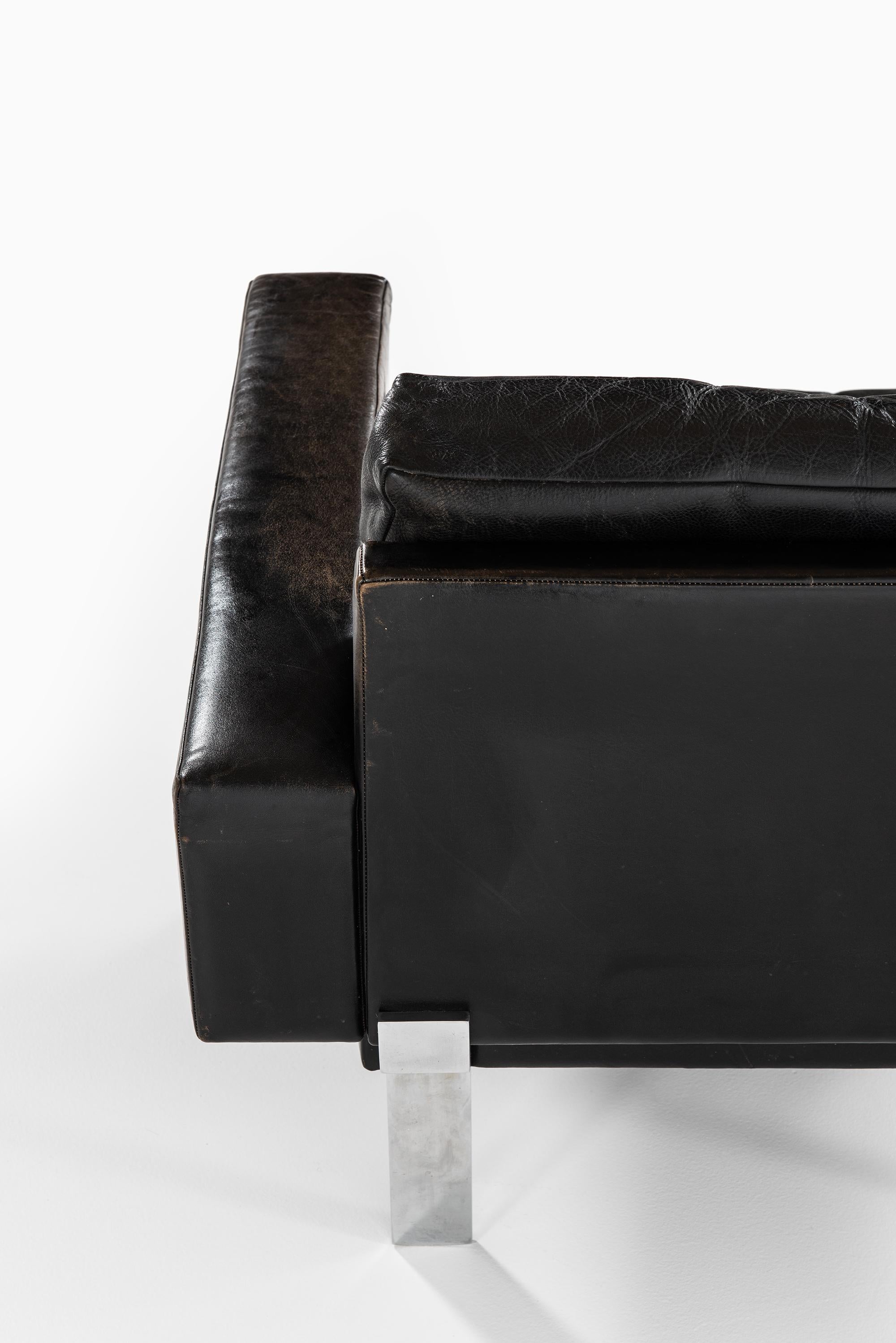 Steel Illum Wikkelsø Easy Chair by Michael Laursen in Denmark For Sale