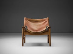 Illum Wikkelsø Easy Chair in Oak and Leather