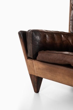 Illum Wikkelsø Easy Chairs Model V11 Produced by Holger Christensen in Denmark