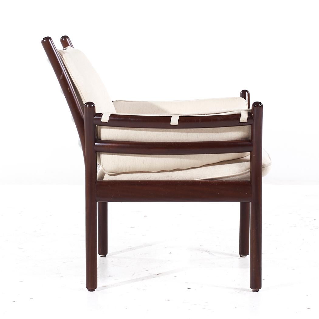 Illum Wikkelsø para CFC Silkeborg MCM Sillones Genius de palisandro danés - Pareja en venta 3