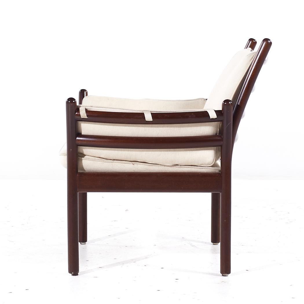 Illum Wikkelsø para CFC Silkeborg MCM Sillones Genius de palisandro danés - Pareja en venta 4
