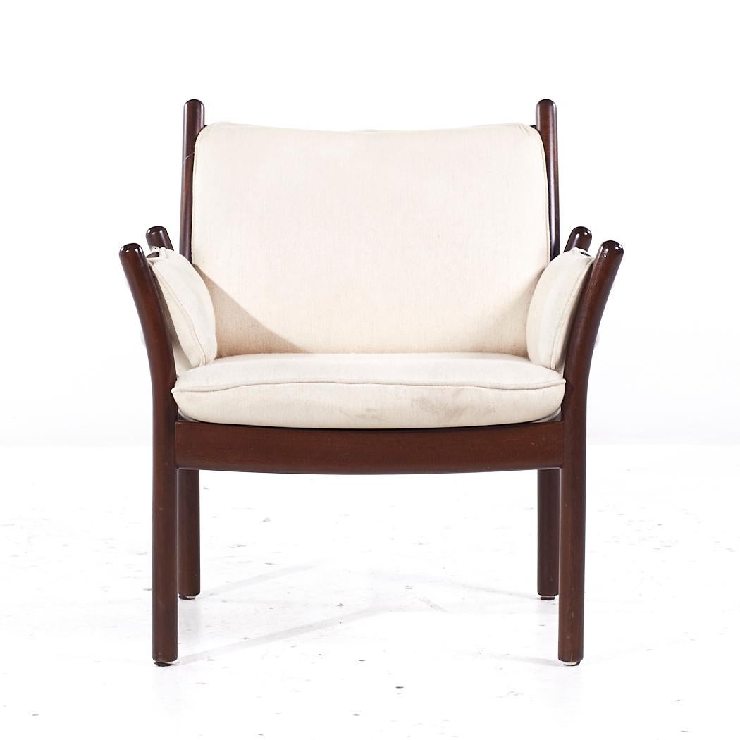 Illum Wikkelsø para CFC Silkeborg MCM Sillones Genius de palisandro danés - Pareja en Bueno estado para la venta en Countryside, IL
