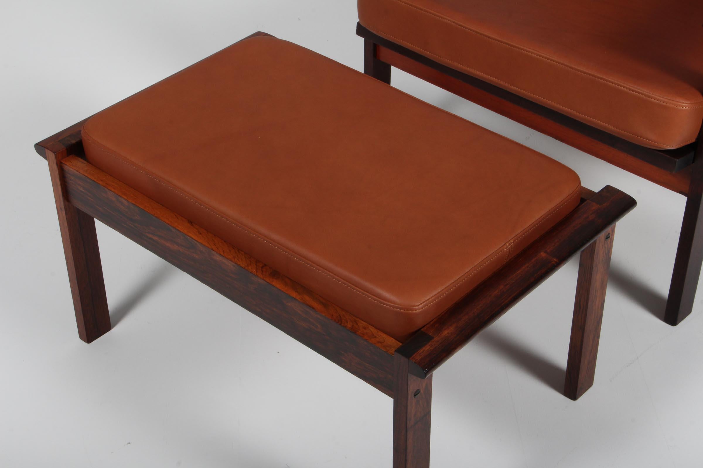 Leather Illum Wikkelsø for N. Eilersen Lounge Chair