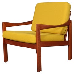 Illum Wikkelsø for N. Eilersen Lounge Chair, Model 20, in Solid Teak