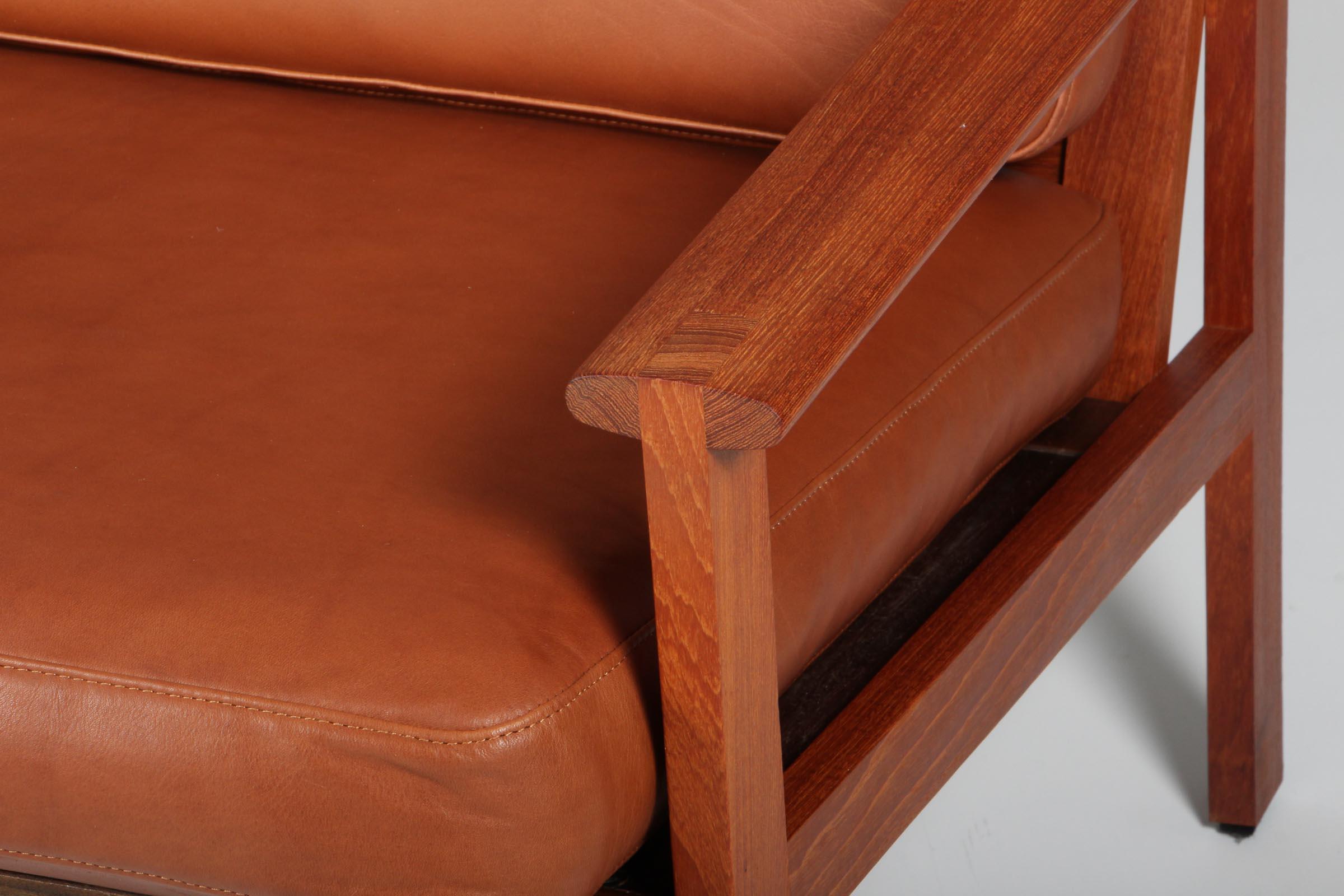 Danish Illum Wikkelsø for N. Eilersen Three Seat Sofa, Model 20, in Solid Teak