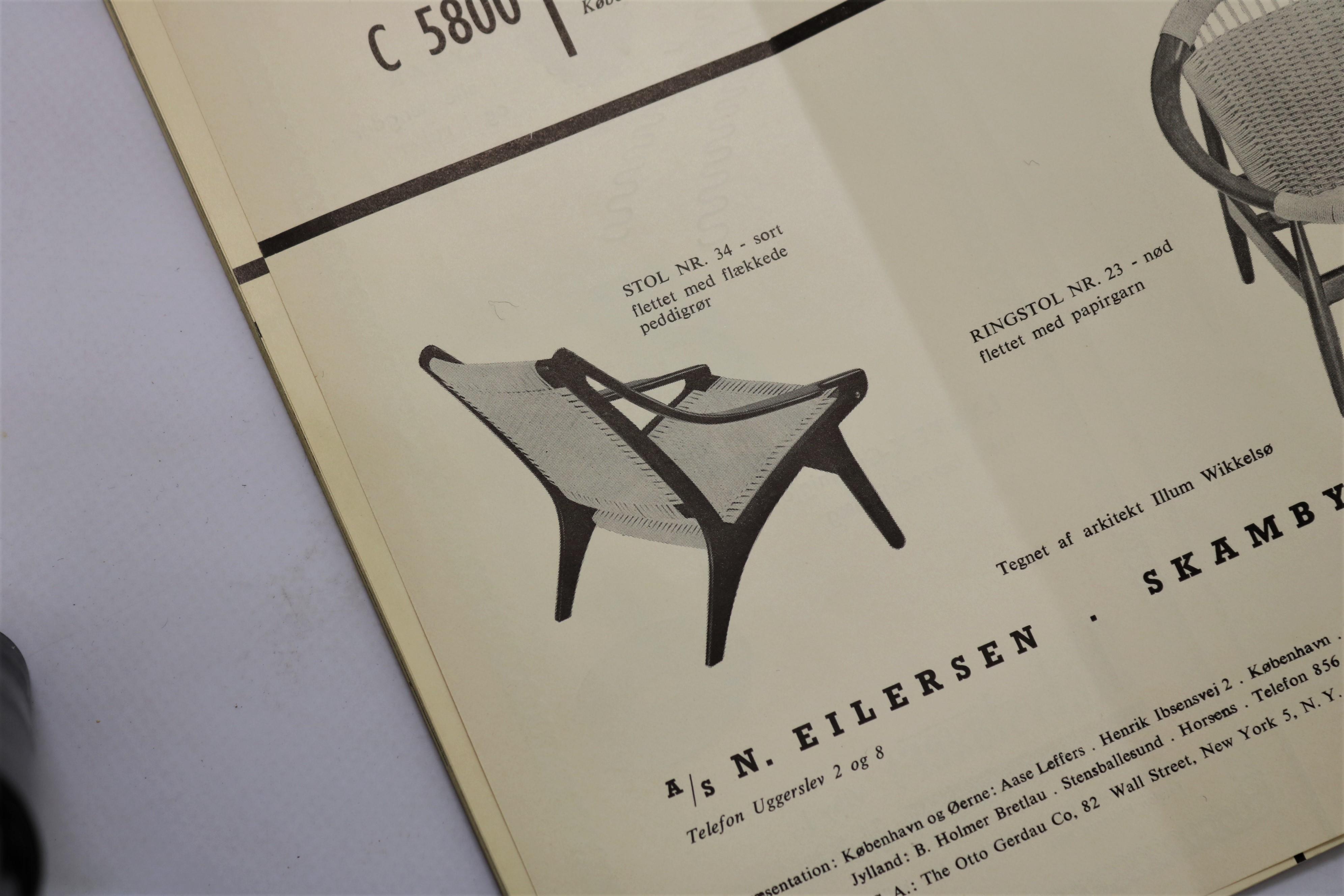 Illum Wikkelsø Lounge Chair from the 1950s In Good Condition In Odense, DK