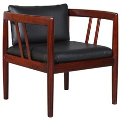 Illum Wikkelsø Lounge Chair, Rosewood