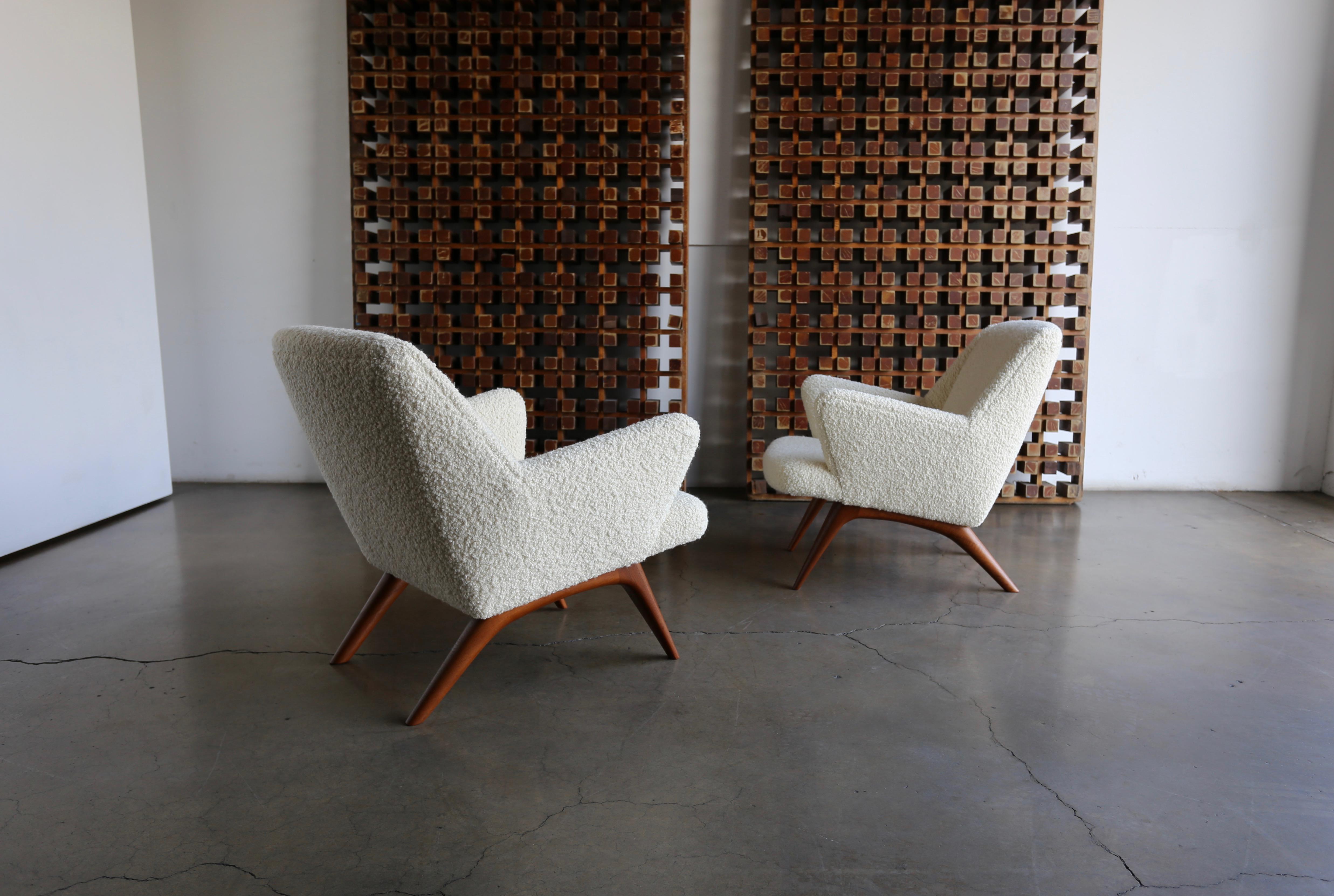 Illum Wikkelsø Lounge Chairs for A. Mikael Laursen & Søn, circa 1960 3