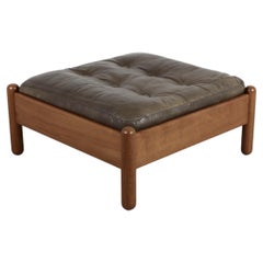 Pouf in pelle Illum Wikkelsø modello 380 per Mikael Laursen