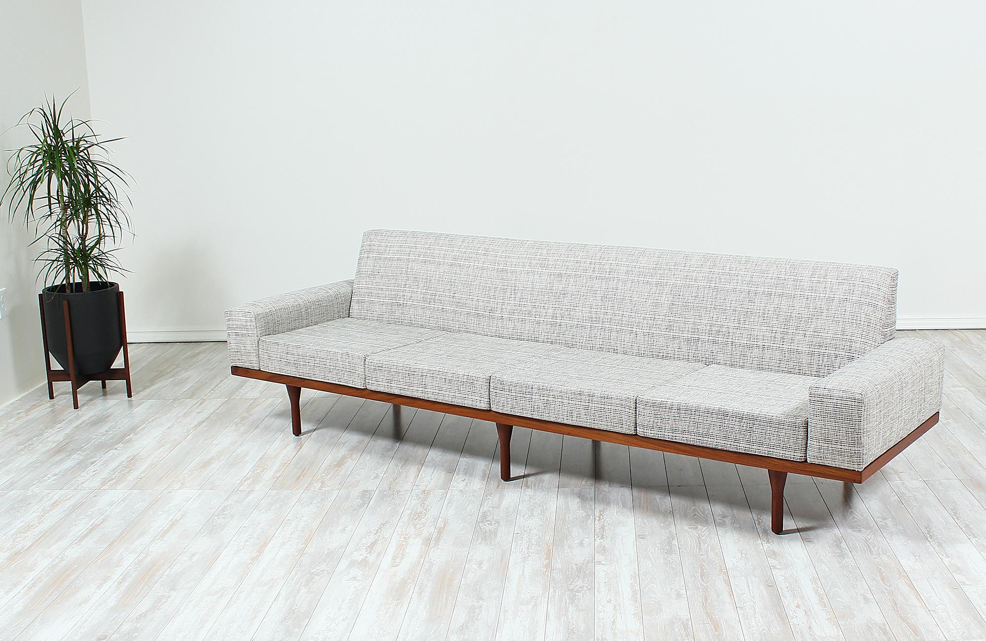 Danish Illum Wikkelsø Model 50-4 Sofa for Søren Willadsen