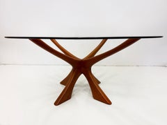 Illum Wikkelsø Niels Eilersen Danish T118 Teak Coffee Table