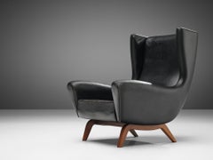 Illum Wikkelsø Original Leather Lounge Chair