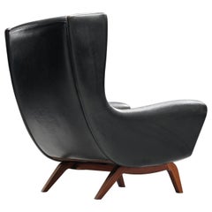 Illum Wikkelsø Original Chaise longue en cuir