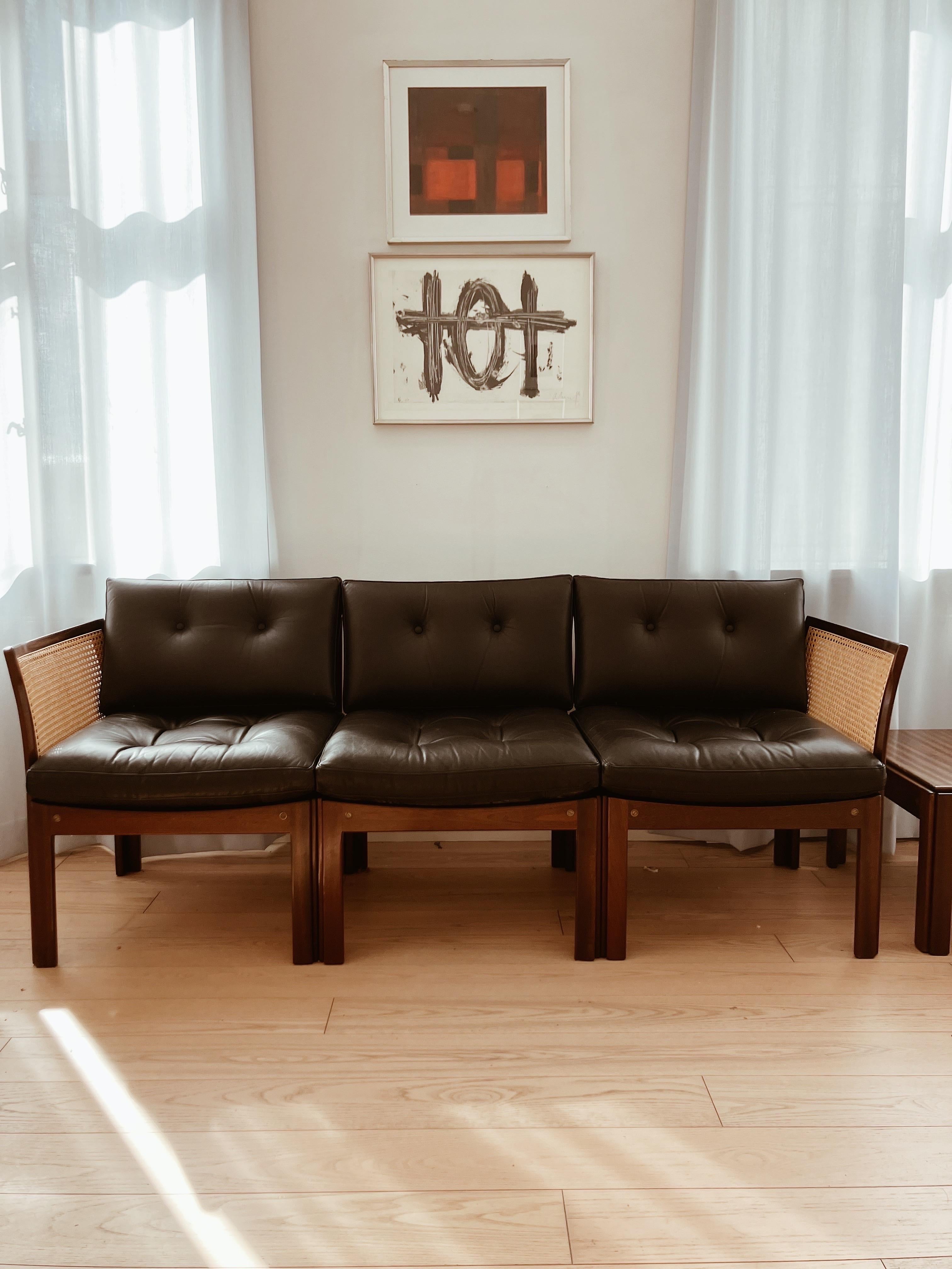 Leather Illum Wikkelsø - Plexus living room set 