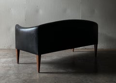 Illum Wikkelsø Rare Leather Loveseat